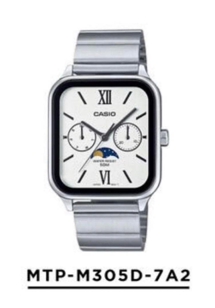 CASIO MTP-M305D-7A2 Quartz Men's Watch — Japanese