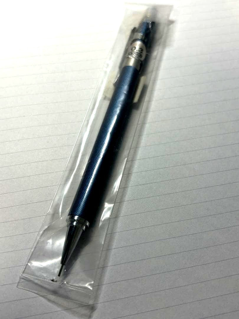 PILOT H-1093 0.3mm fine tip pen shown with blue ink cap and slim barrel