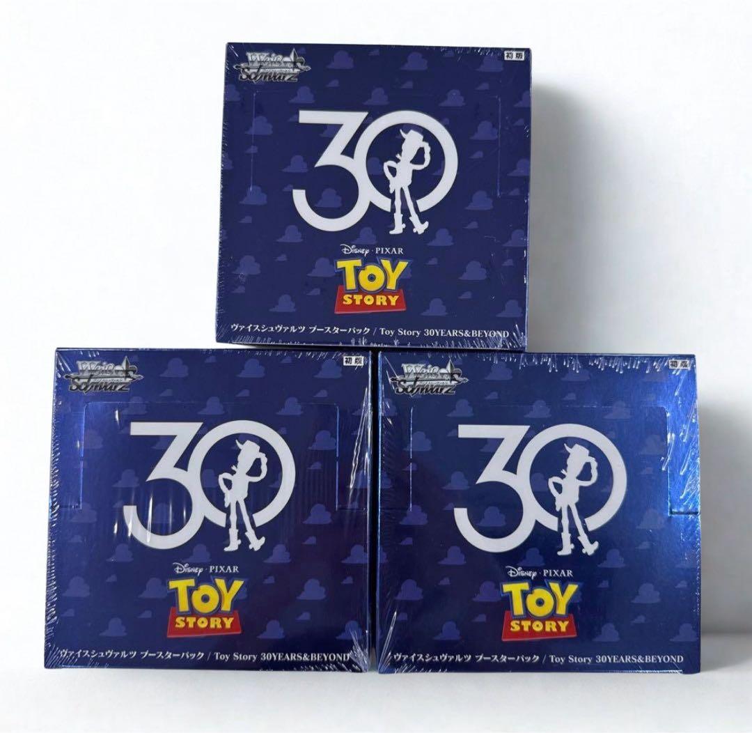 Weiss Schwarz Unopened Weiss Schwarz Toy Story 30th Anniversary 3 Box Box — Japanese