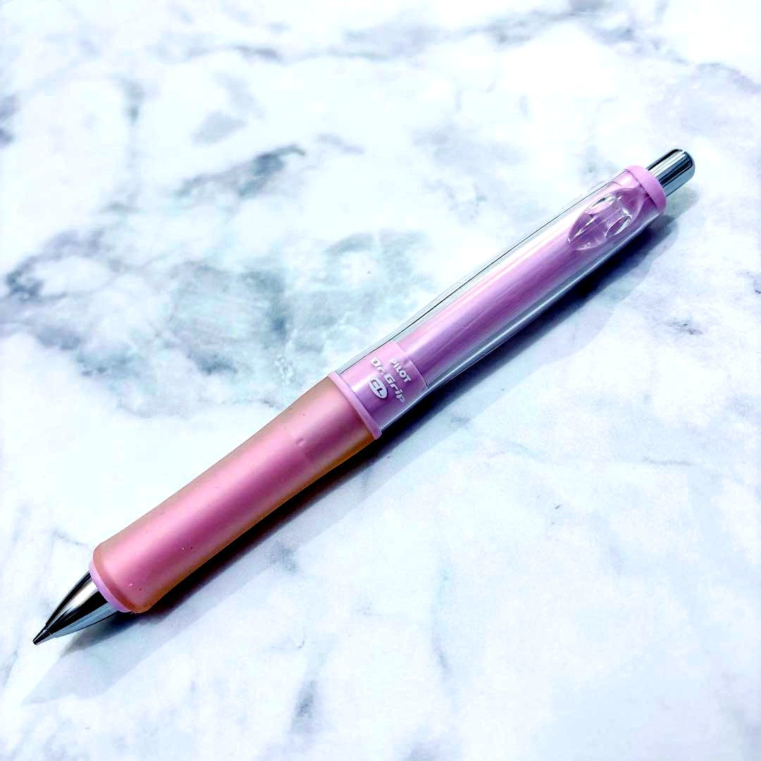 PILOT Dr.Grip pink mechanical pencil old model with retro design and metal clip