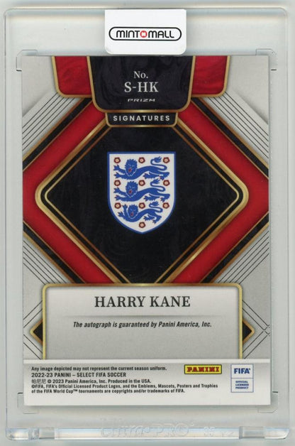 2022-23 Panini Select FIFA Harry Kane Signatures trading card from England football team