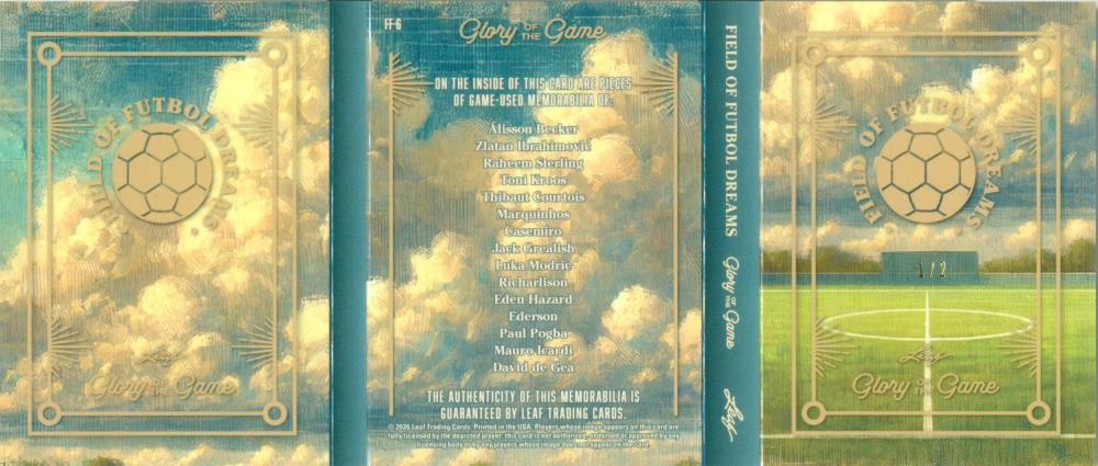 2026 Leaf Glory Of The Game #FF-6 Field Of Football Dreams booklet football trading card 1st number