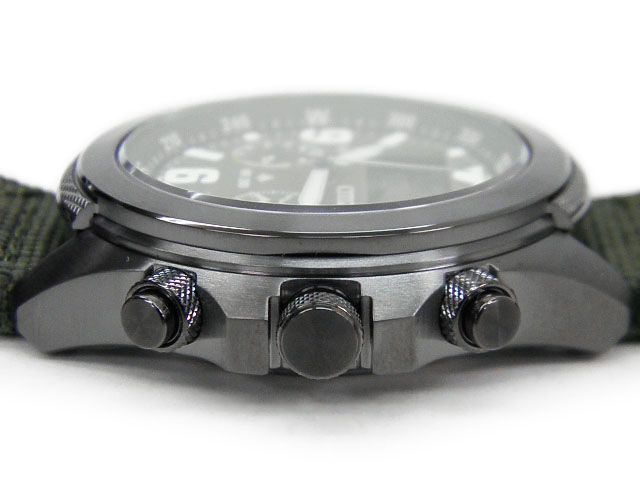 Citizen men's Promaster Land Eco-Drive wristwatch JV1005-02W with khaki strap and sapphire glass