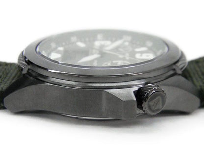 Citizen men's Promaster Land Eco-Drive wristwatch JV1005-02W with khaki strap and sapphire glass