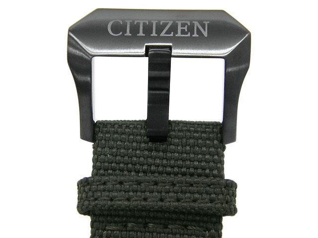 Citizen men's Promaster Land Eco-Drive wristwatch JV1005-02W with khaki strap and sapphire glass