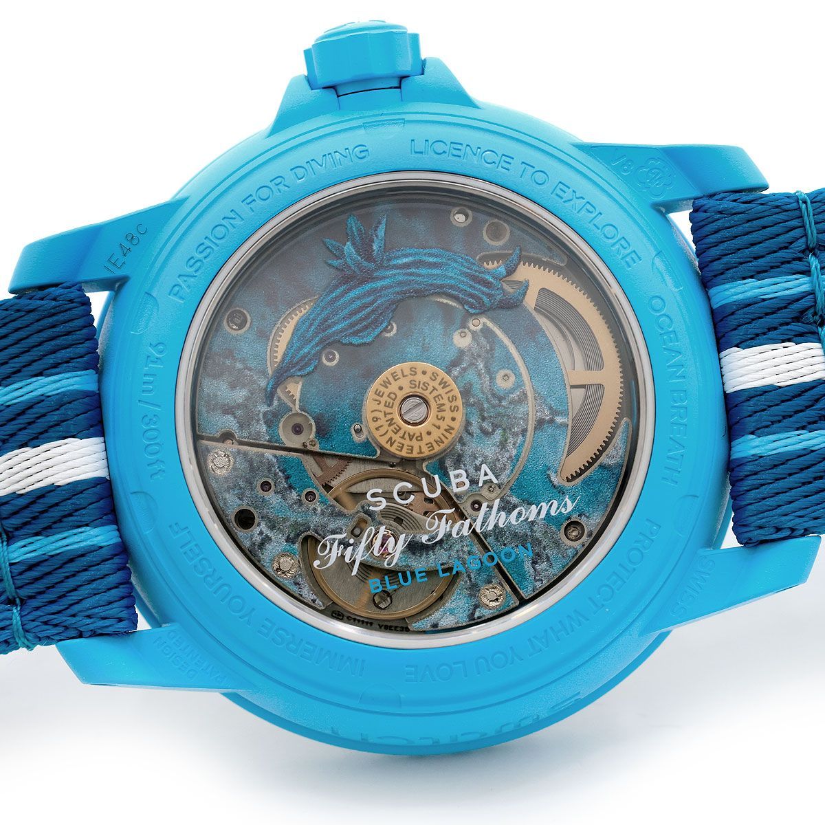 swatch Fifty Fathoms Scuba SO35L400 Automatic Men's — Japanese