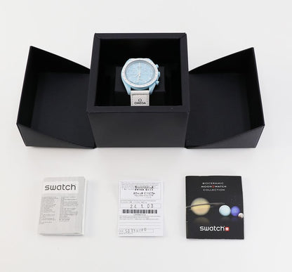 swatch Speedmaster SO33L100 Quartz Men's — Japanese