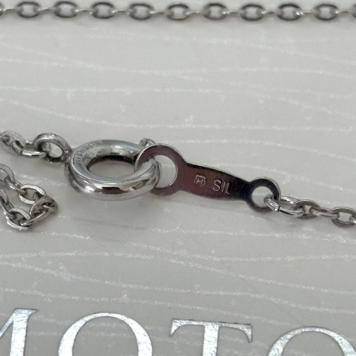 079 Mikimoto silver necklace featuring 6.6mm pearls and 40cm length elegant jewelry piece
