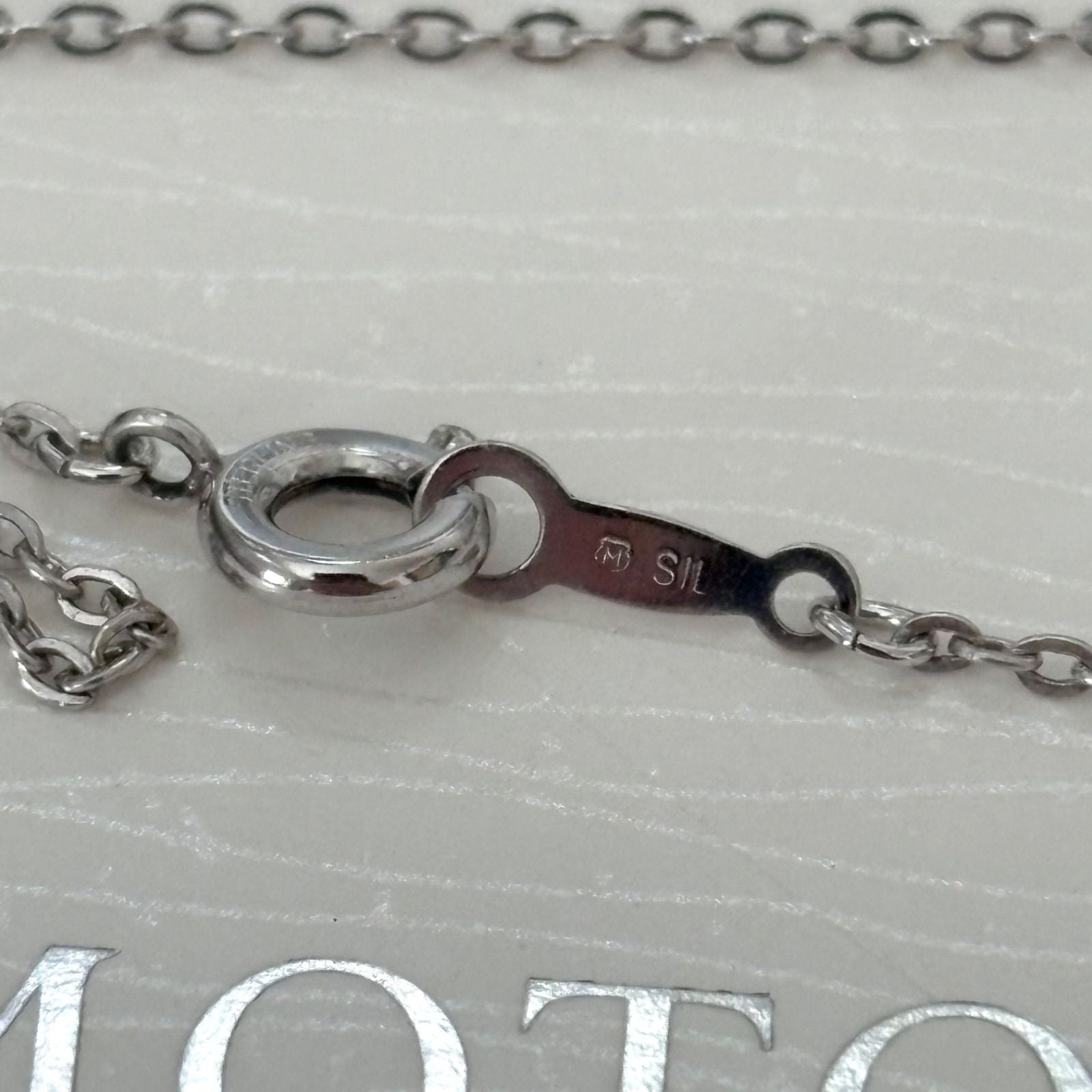 079 Mikimoto silver necklace featuring 6.6mm pearls and 40cm length elegant jewelry piece