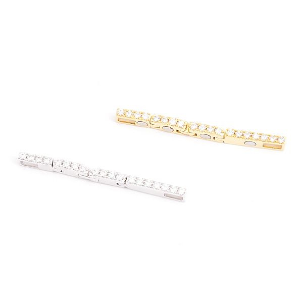 Tasaki cross pendant for ladies with diamonds 0.64ct set in 2WAY K18 yellow and white gold