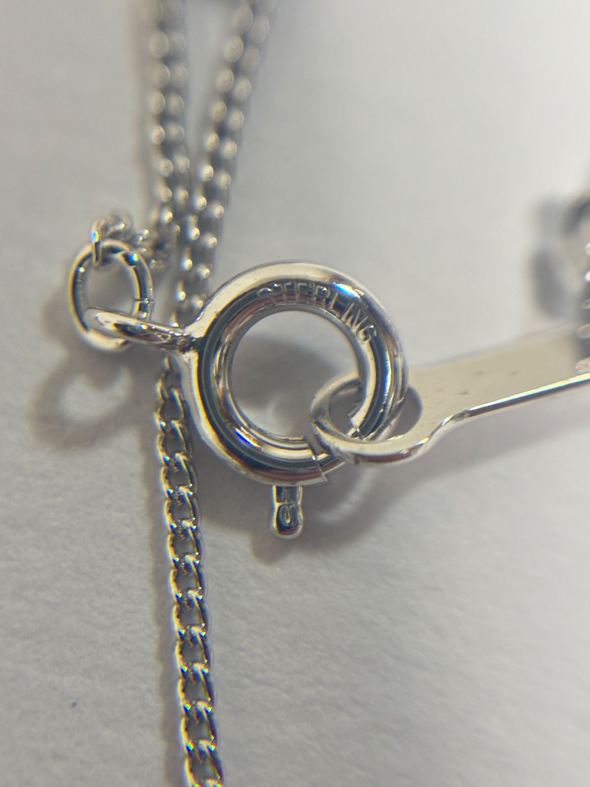 Tasaki silver 925 necklace with a single freshwater pearl pendant and adjustable chain