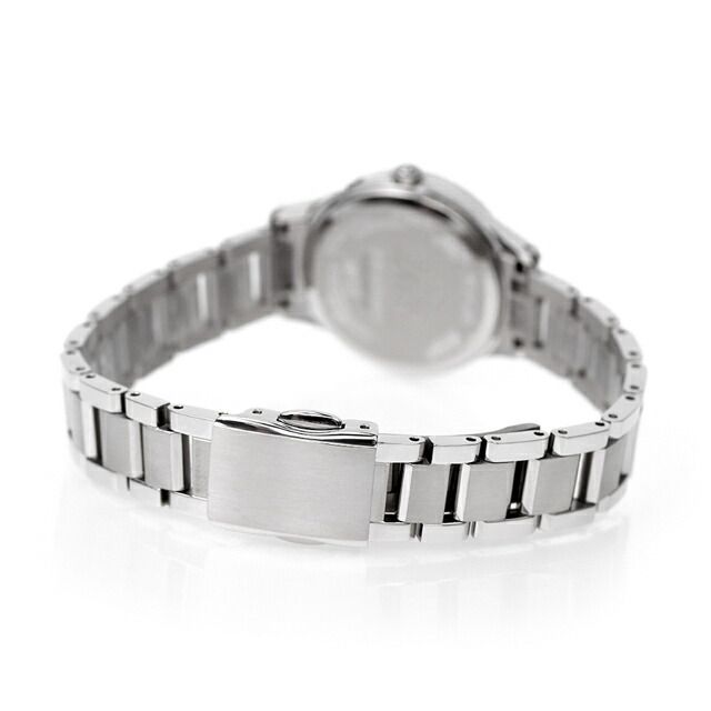 Citizen xC Ladies ES9490-61L Cross Sea Light watch with navy dial and light silver band