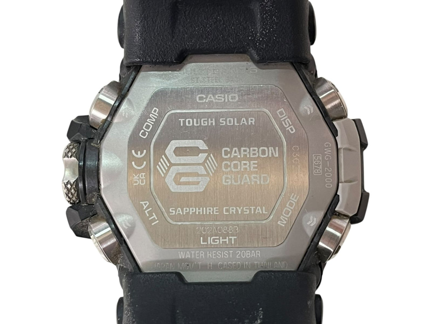 CASIO GWG-2000 Solar Men's Watch — Japanese