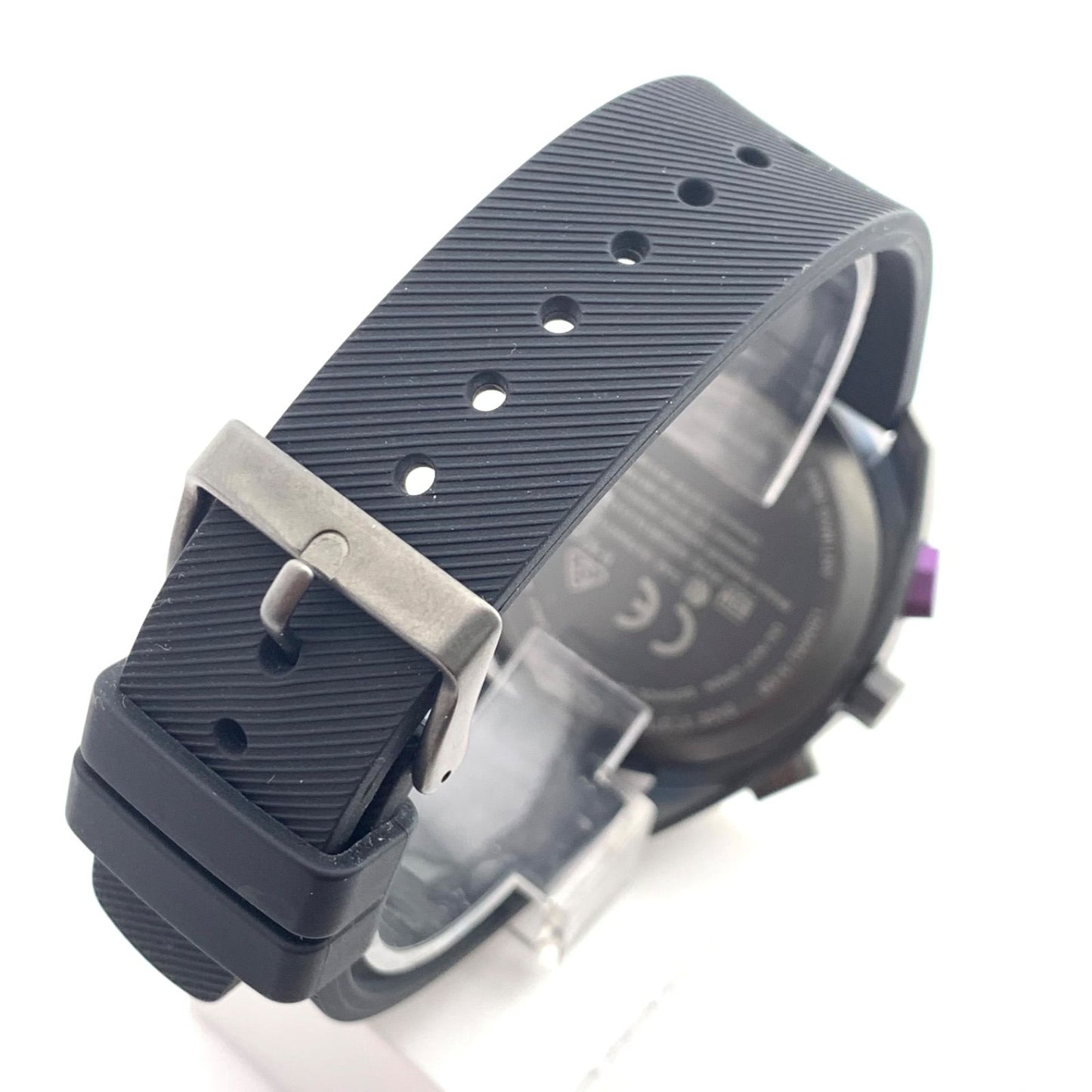 中古 CITIZEN Eco-Drive W510MV watch with dark gray dial and silicon band made in Japan
