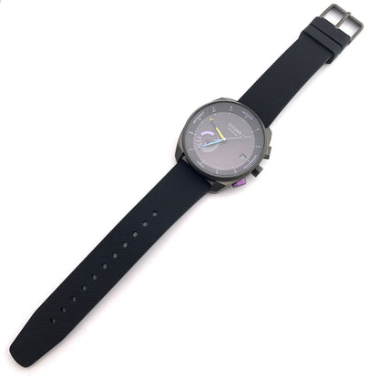 中古 CITIZEN Eco-Drive W510MV watch with dark gray dial and silicon band made in Japan
