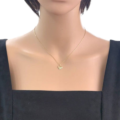 Mikimoto 18K yellow gold necklace for ladies weighing 2.6 grams, elegant used jewelry piece