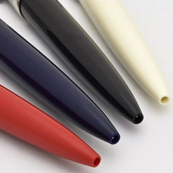 Waterman Emblem Essential ballpoint pen in black with twist mechanism and aluminum body
