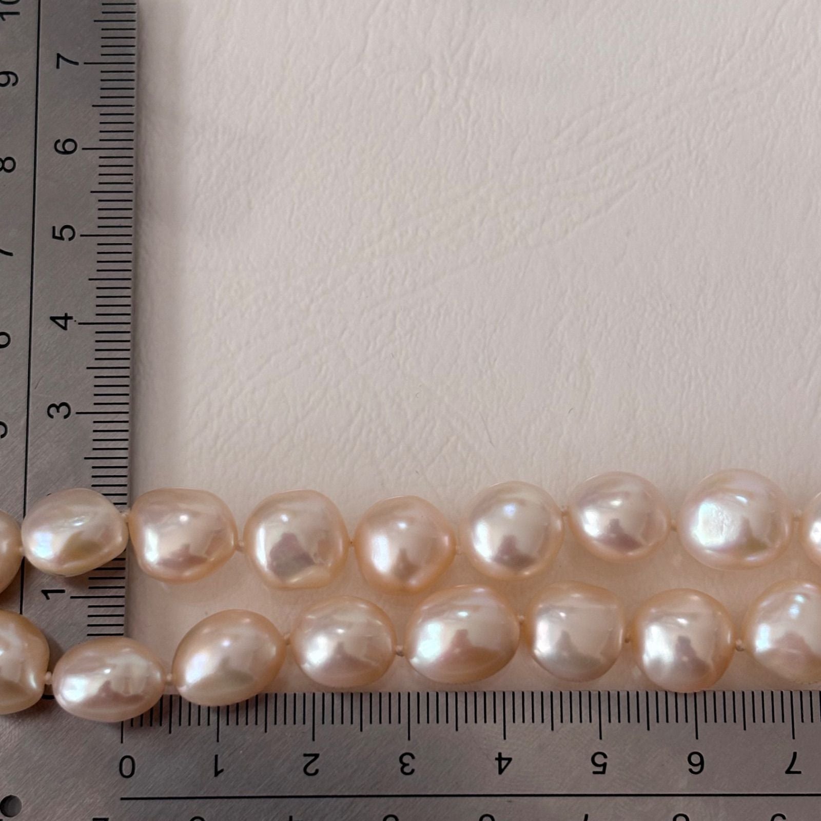 263 Tasaki K18 Baroque Pearl Necklace with 91.5 cm length showcasing irregularly shaped pearls and gold chain