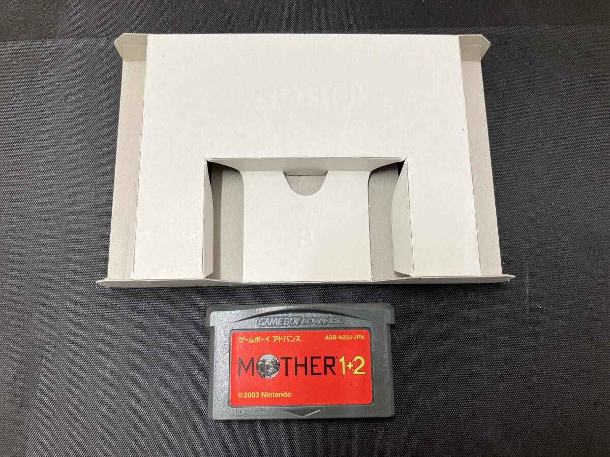 Mother 1+2 Value Selection reprint for Game Boy Advance with all included items displayed