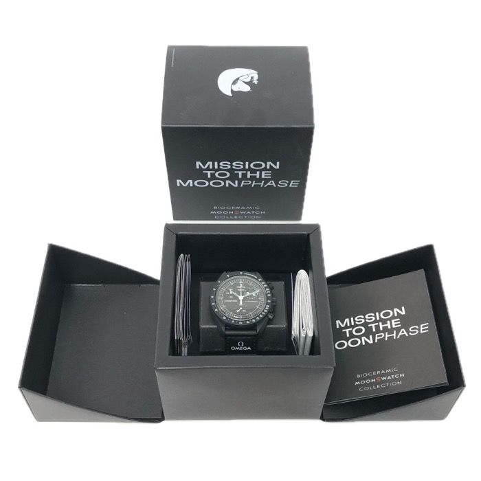 swatch MISSION TO THE MOONPHASE SO33B700 Quartz Men's — Japanese