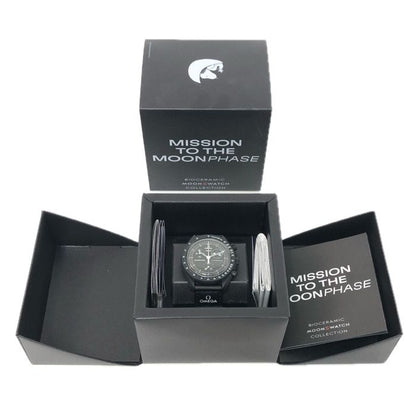 swatch MISSION TO THE MOONPHASE SO33B700 Quartz Men's — Japanese