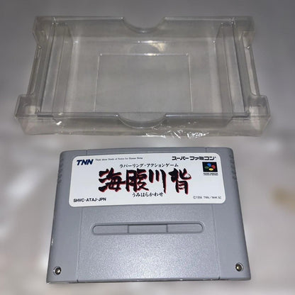 Kaitai Dousei Super Famicom game cartridge by TNN with instruction manual and bubble wrap packaging