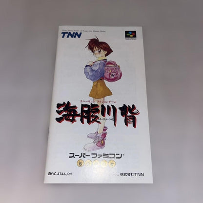 Kaitai Dousei Super Famicom game cartridge by TNN with instruction manual and bubble wrap packaging