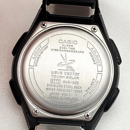 CASIO WVQ-400 Solar Men's Watch — Japanese