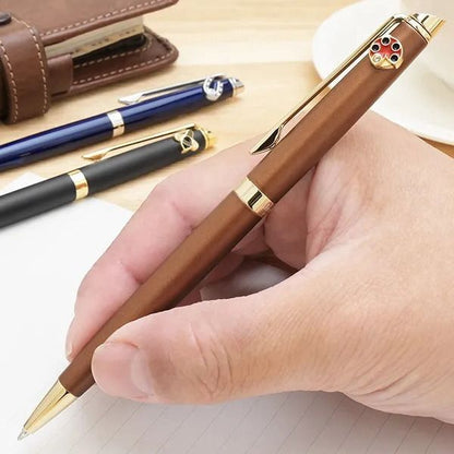 Waterman Metropolitan Essential Matte Black GT oil-based ballpoint pen with twist mechanism