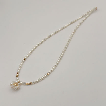 Mikimoto Gift Selection K14 gold necklace with 41 cm freshwater pearls on white background