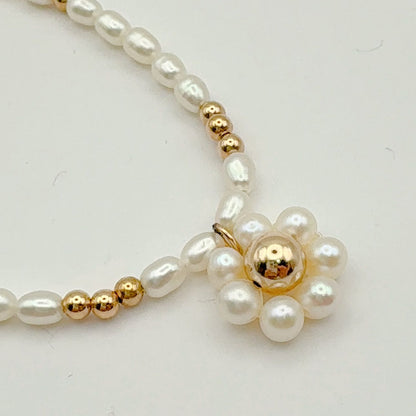 Mikimoto Gift Selection K14 gold necklace with 41 cm freshwater pearls on white background