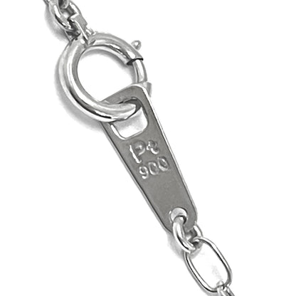 TASAKI diamond necklace with 0.34ct diamond set in Pt900 platinum on 40cm adjustable chain