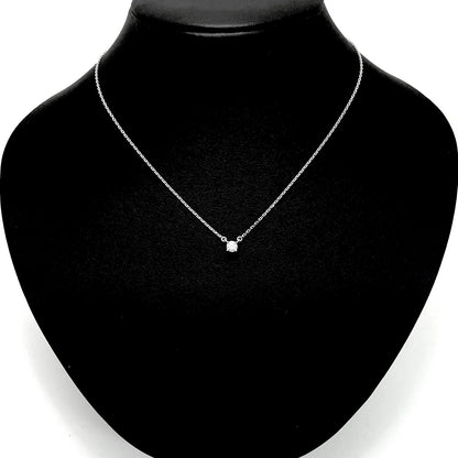 TASAKI diamond necklace with 0.34ct diamond set in Pt900 platinum on 40cm adjustable chain