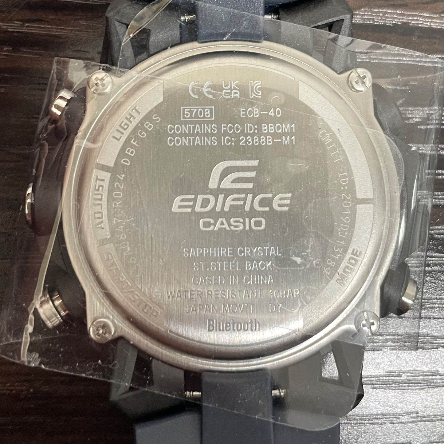 CASIO ECB-40 Solar Men's Watch — Japanese