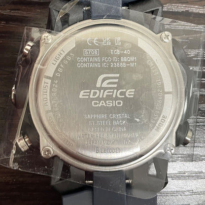 CASIO ECB-40 Solar Men's Watch — Japanese