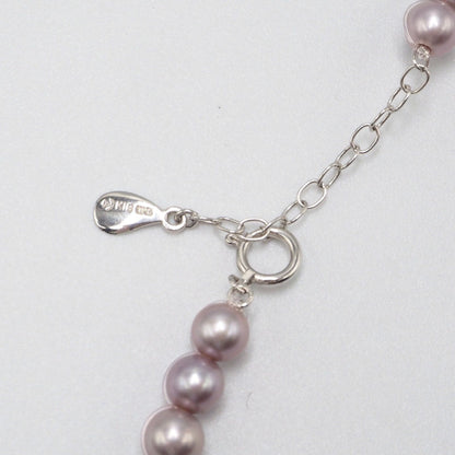TASAKI 5-row pearl necklace choker crafted in silver K18 white gold with a 42.5 cm length