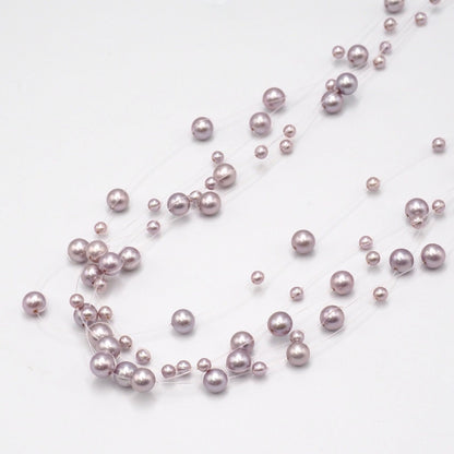 TASAKI 5-row pearl necklace choker crafted in silver K18 white gold with a 42.5 cm length