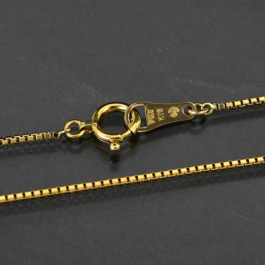 Tasaki Aoyama Pearl Slide Necklace featuring 6.0 to 6.5 mm pearls with K18YG gold chain, 49 cm long