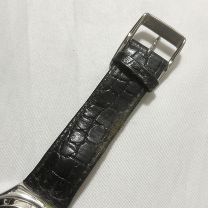 swatch Irony Automatic Skeleton Silver Black Men's — Japanese