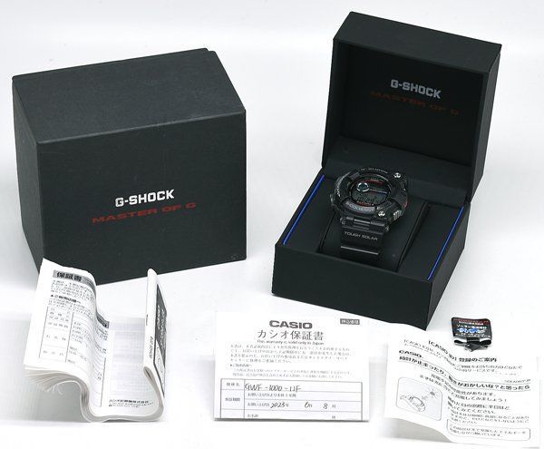 CASIO GWF-1000-1JF Solar Men's Watch — Japanese