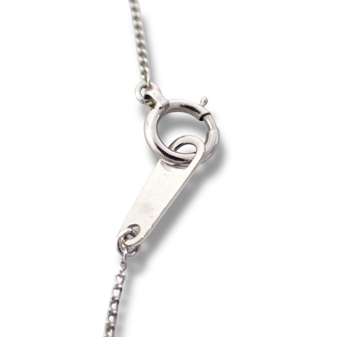 Tasaki 6.3mm Akoya pearl diamond necklace with Pt850 pendant on 40cm chain