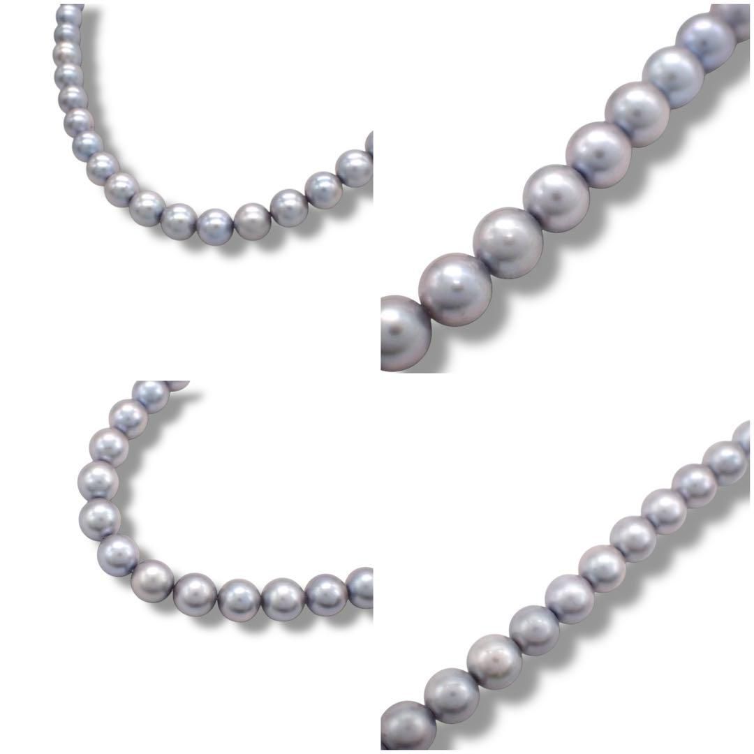 Tasaki Akoya pearl necklace approximately 40cm with 7-7.5mm pearls and matching 7.5mm pearl earrings set