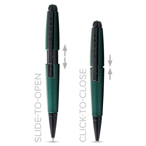 Cross Edgy Water-Based Pen Model NAT0555-13 with Matte Green Lacquer — Japan Import