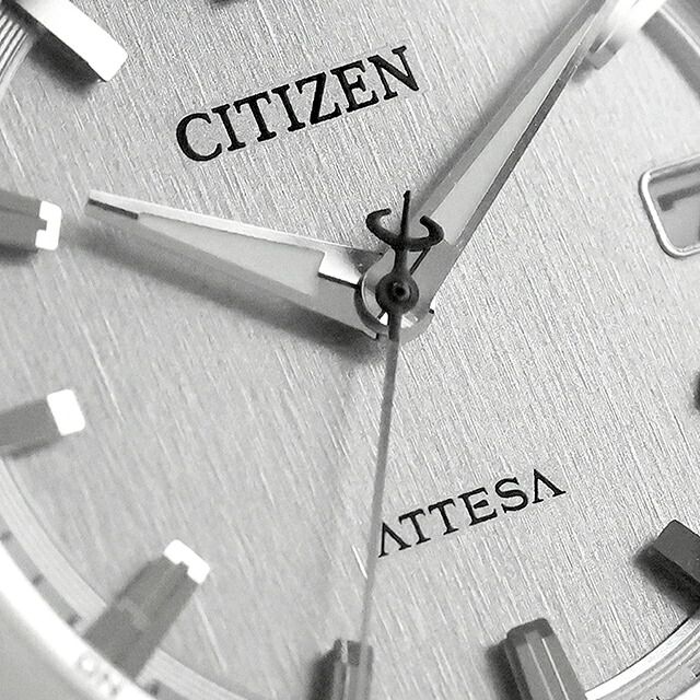 Citizen Attesa CB3040-56H men's silver dial wristwatch with silver super titanium band and durable case