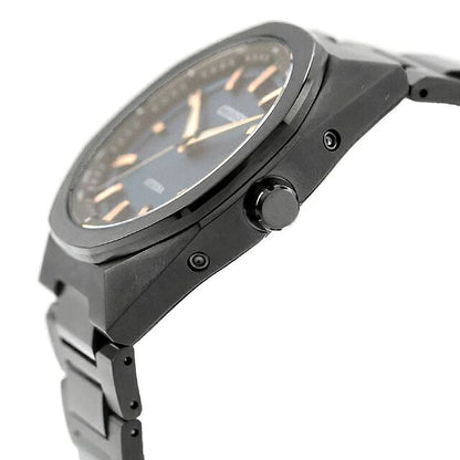 Citizen Attesa CB3045-61L men's wristwatch with blue dial and black super titanium band