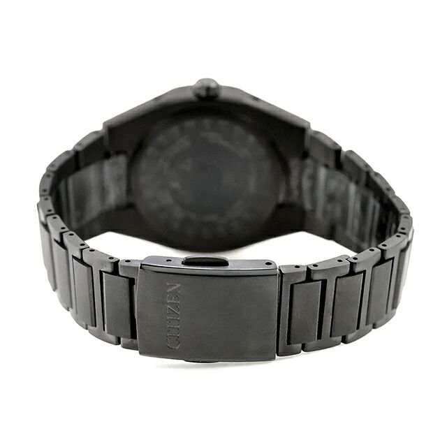 Citizen Attesa CB3045-61L men's wristwatch with blue dial and black super titanium band