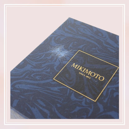 MIKIMOTO Pearl Necklace with 6.5mm Akoya pearls and K18 yellow gold chain length 38cm