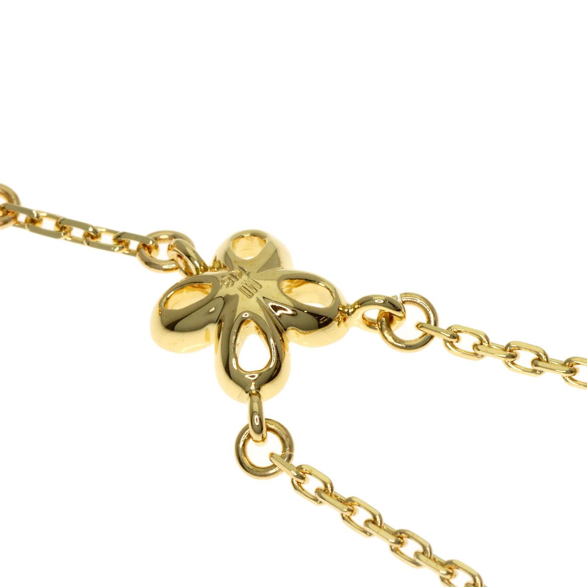 Mikimoto pearl necklace featuring 5.1mm freshwater pearls on a 42cm K18 yellow gold chain