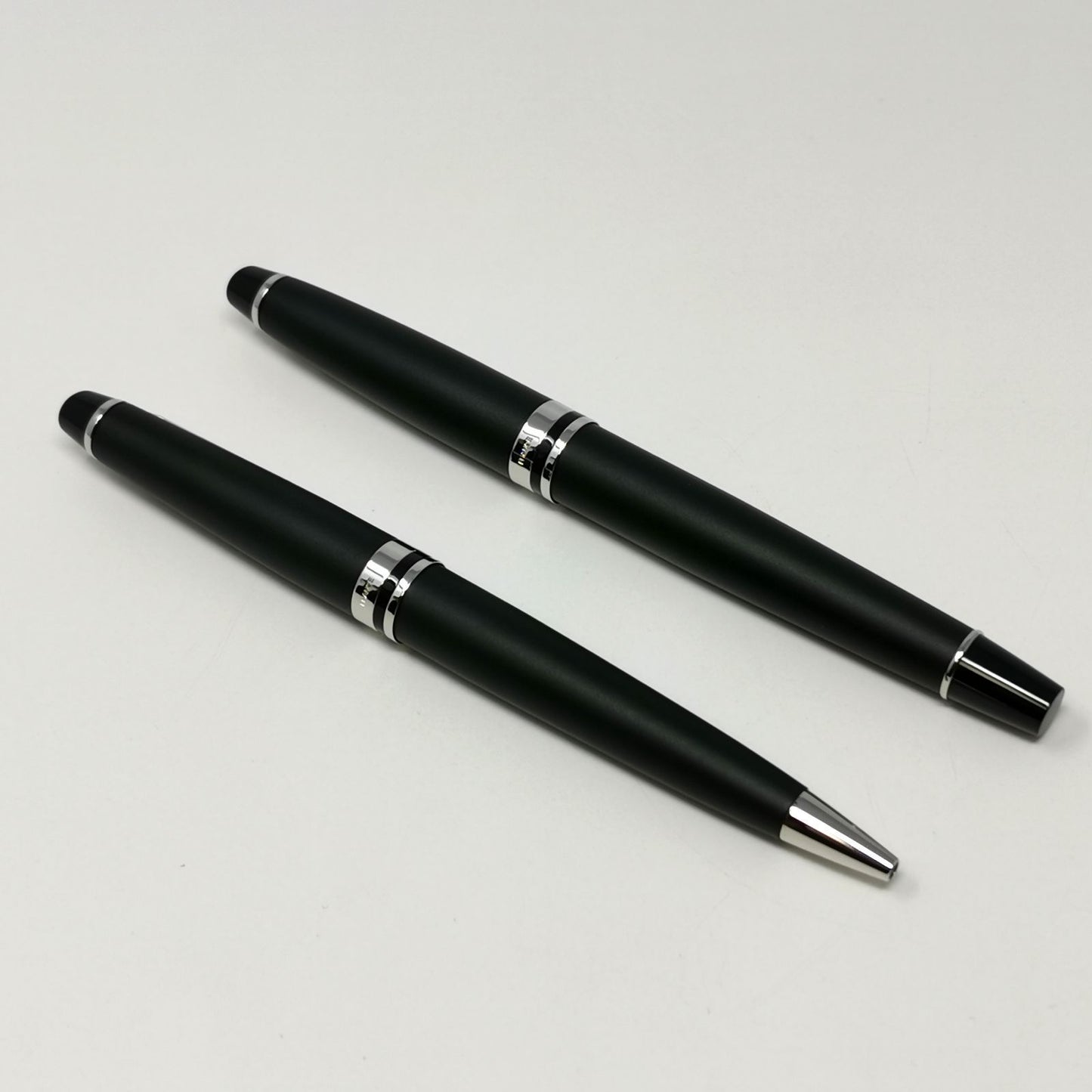 Waterman Paris ballpoint pen and fountain pen set with replacement ink cartridge and box