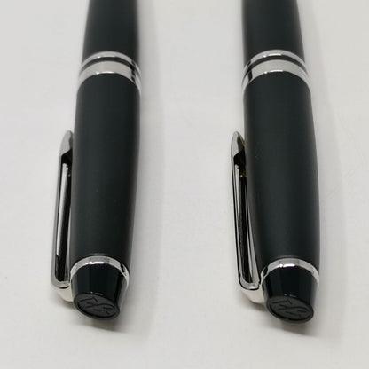 Waterman Paris ballpoint pen and fountain pen set with replacement ink cartridge and box